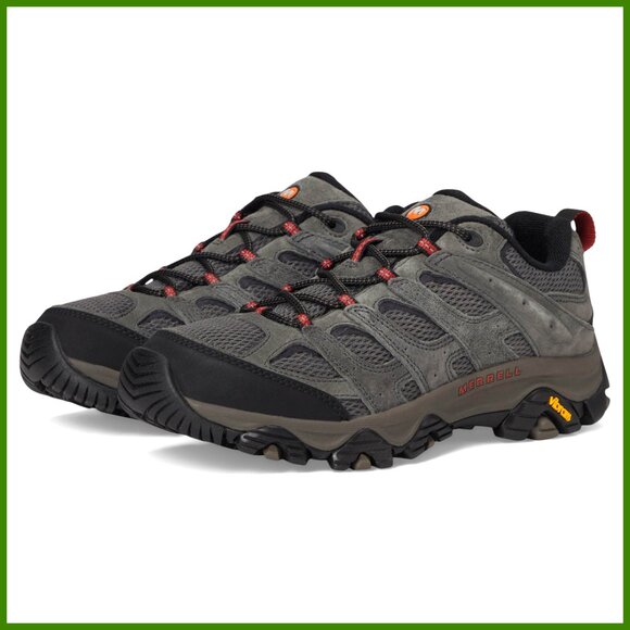 Pig Suede Leather Hiking Shoe with Vibram Outsole